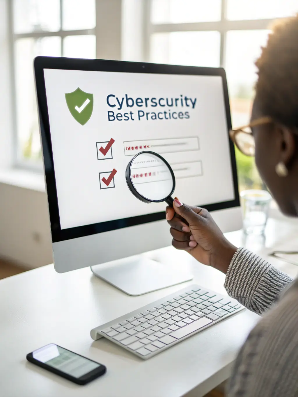 A checklist for small businesses in Australia to assess their cybersecurity readiness, featuring key areas of vulnerability and recommended actions.